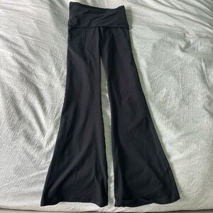 Aerie offline black fold over leggings